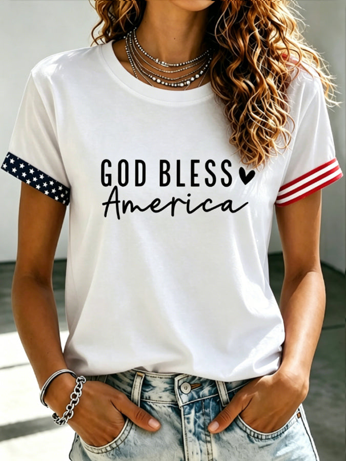 Women'S God Bless America T-Shirt