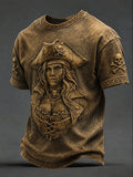 Men's Pirate Print T-Shirts