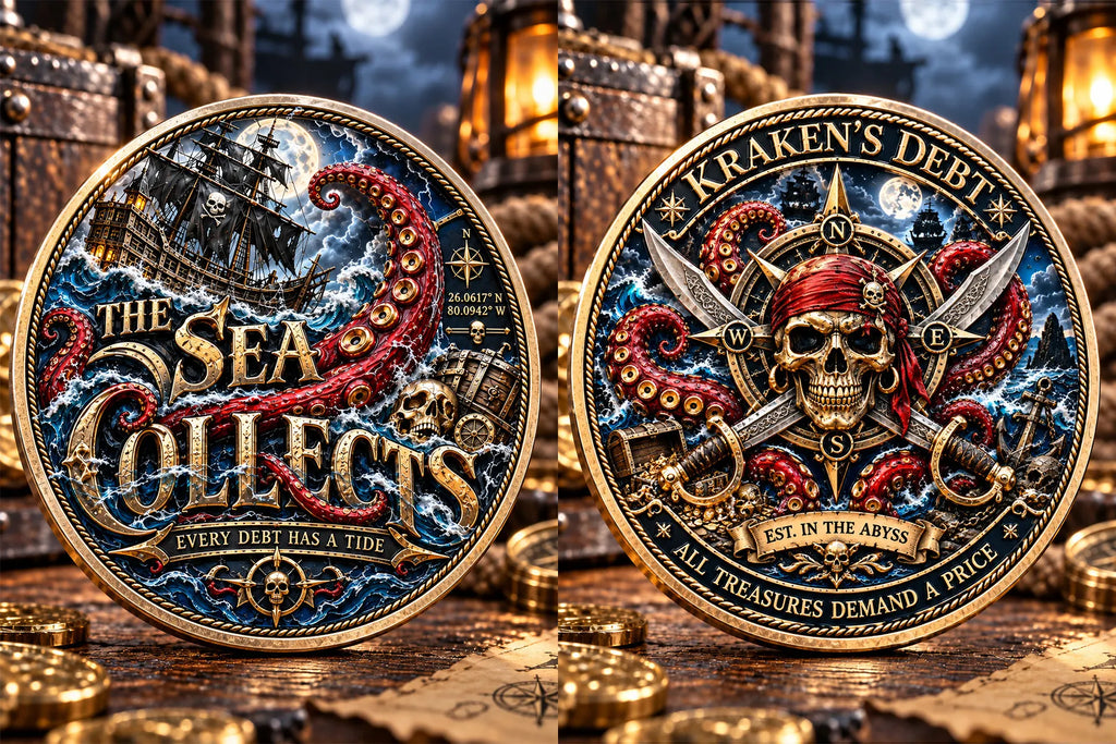Kraken’s Debt Pirate Commemorative Medallion