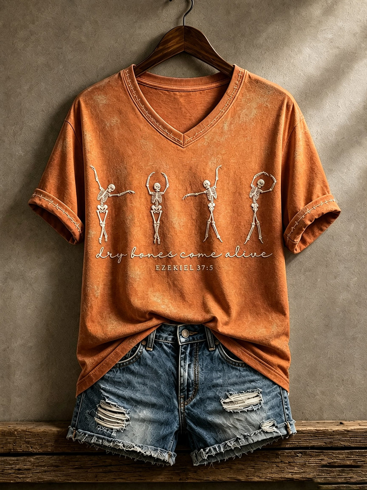 Women's Print Round Neck T-shirt