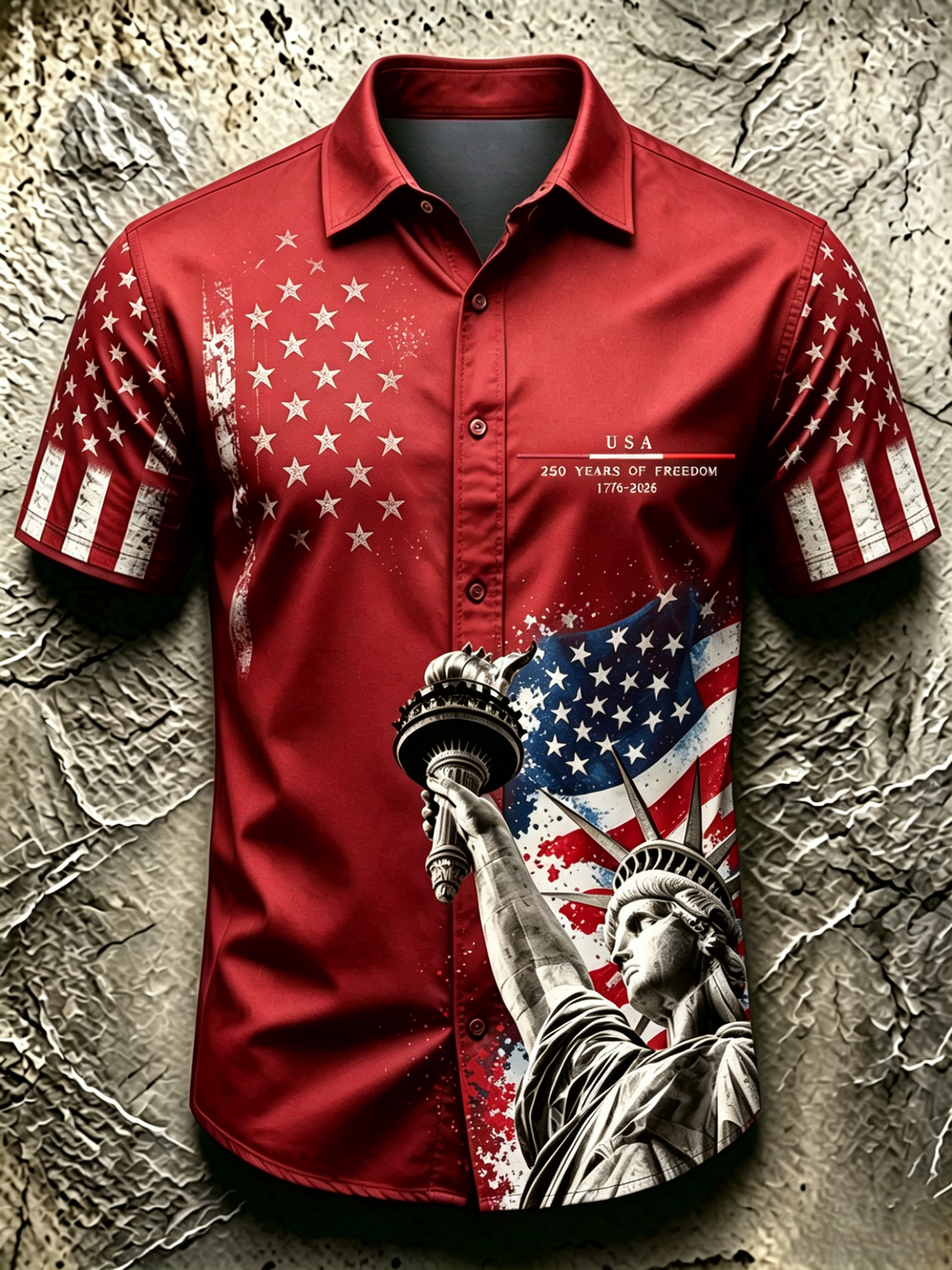 250Th Anniversary Commemorative Faith Printed Round Neck Top In The United States