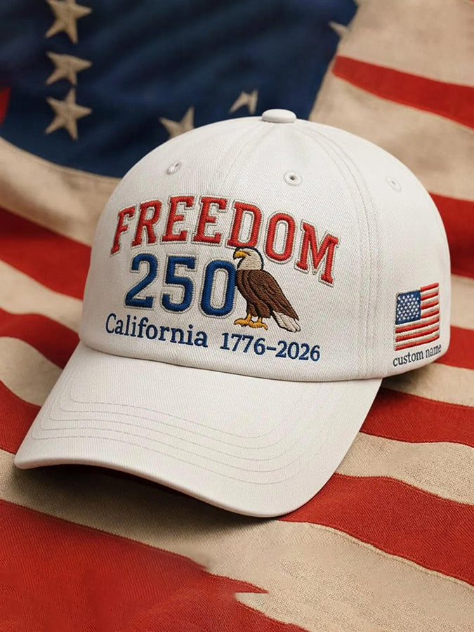 Unisex Embroidered FREEDOM 250 Years Strong Hat