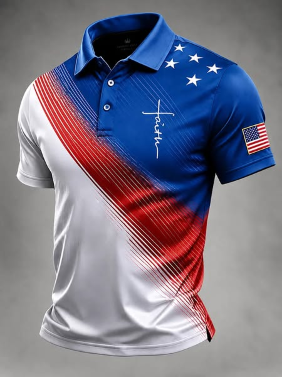 Men's 250th Anniversary Printed Polo Shirt