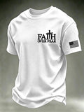 Men's  “Faith” waffle knit T-shirts