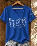 Women'S Faith Printed Casual T-Shirt