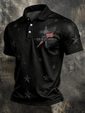 Men's 250th Anniversary Print Short-sleeve Polo Shirt