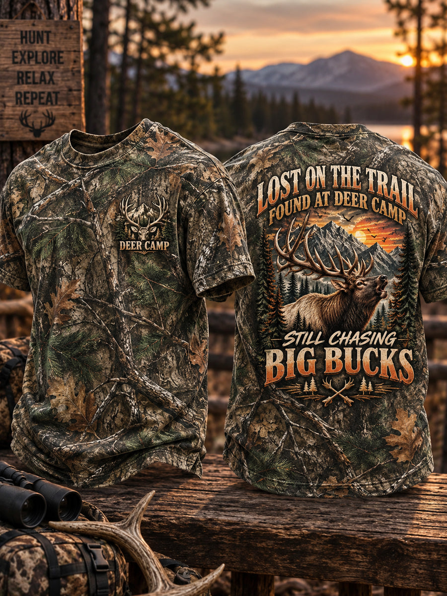 Men’s Retro Hunting Season Printed T-Shirt