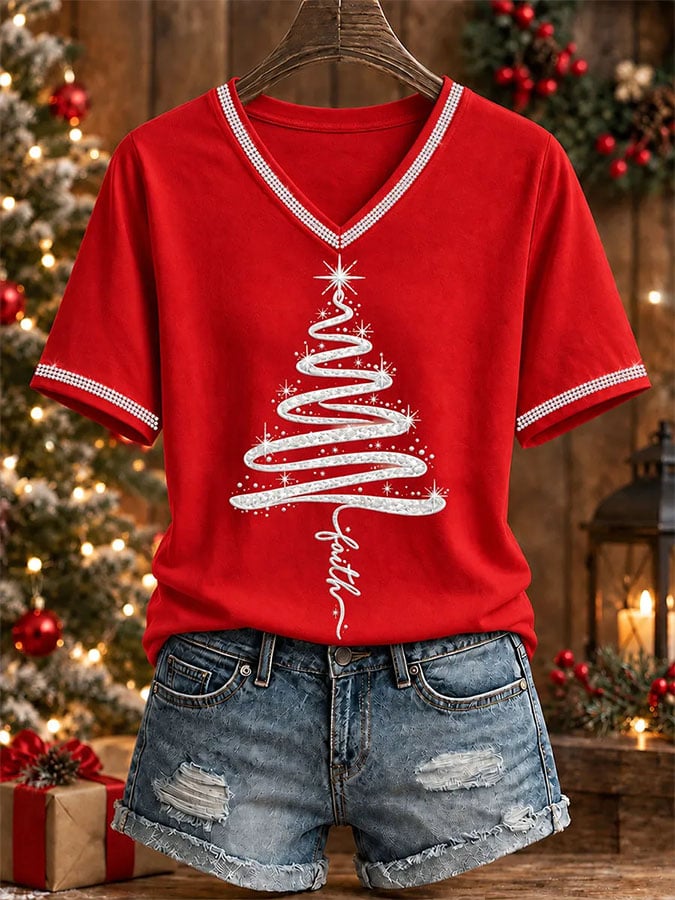Women's Casual Print Short-Sleeve T-Shirt