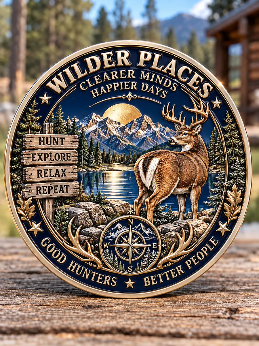 Still Chasing Tail Hunting Commemorative Medallion