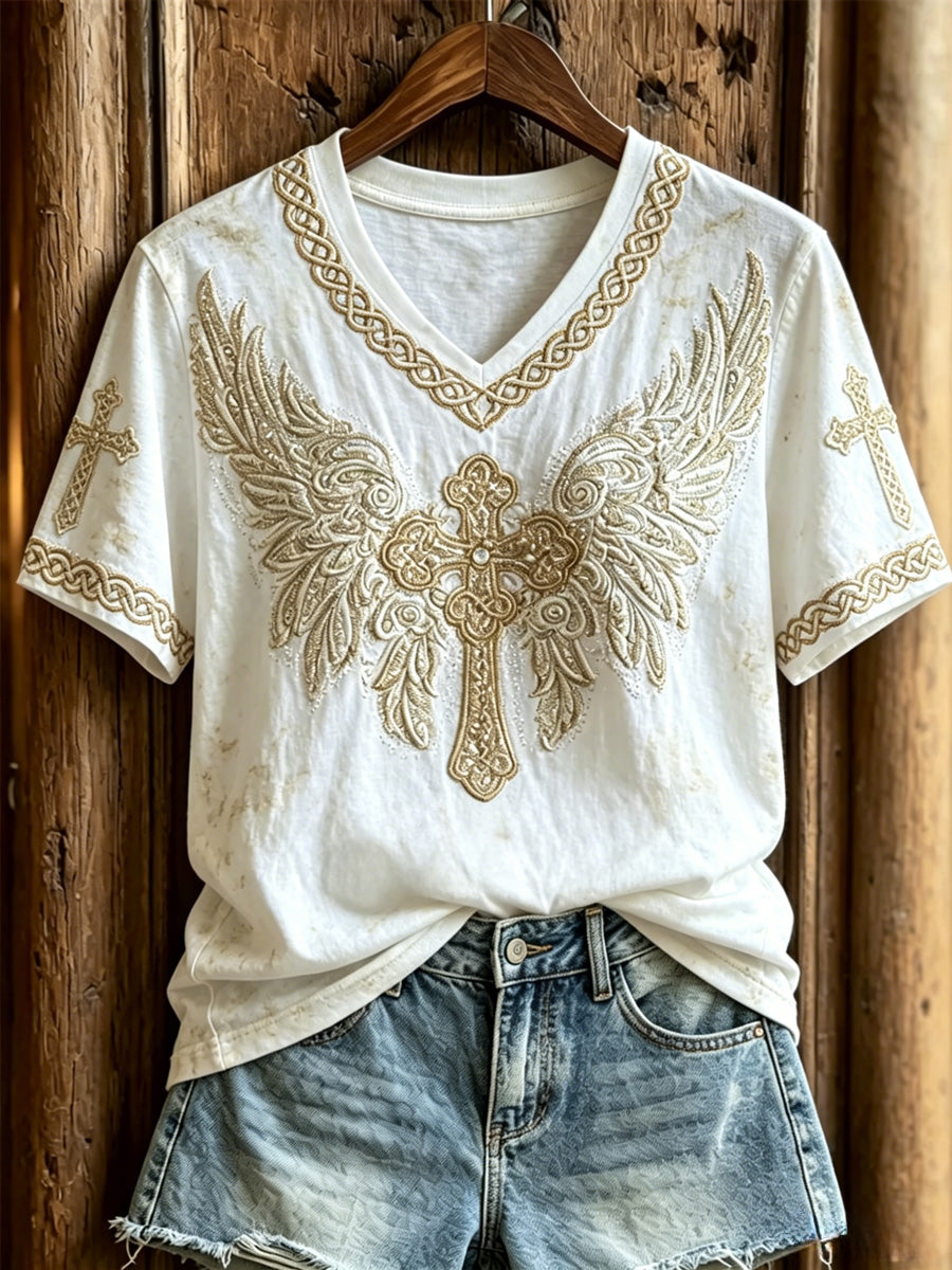 Women's Faith Cotton Linen Top