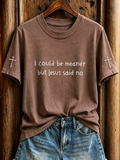 Women's Casual Faith Floral Printed T-Shirt
