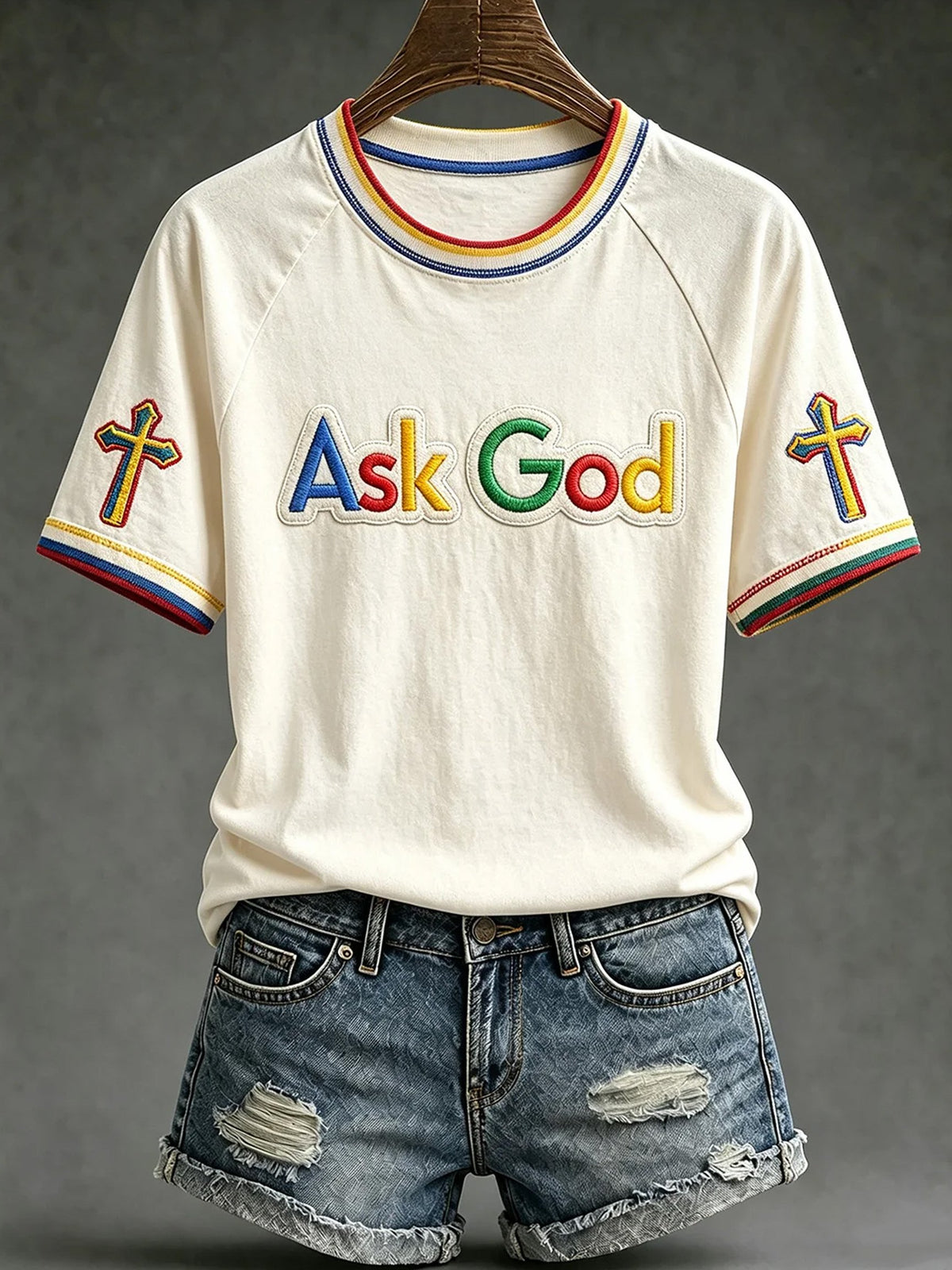 Women's Faith Print Casual Top