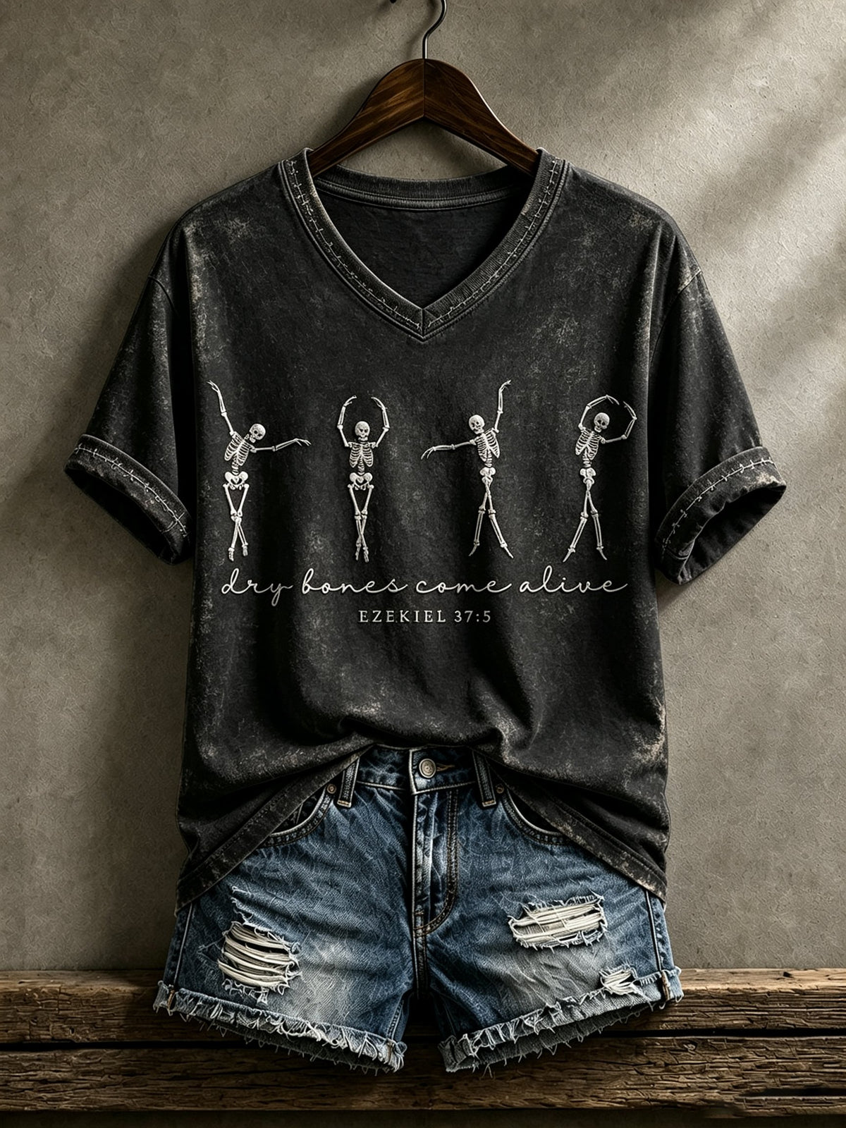 Women's Print Round Neck T-shirt