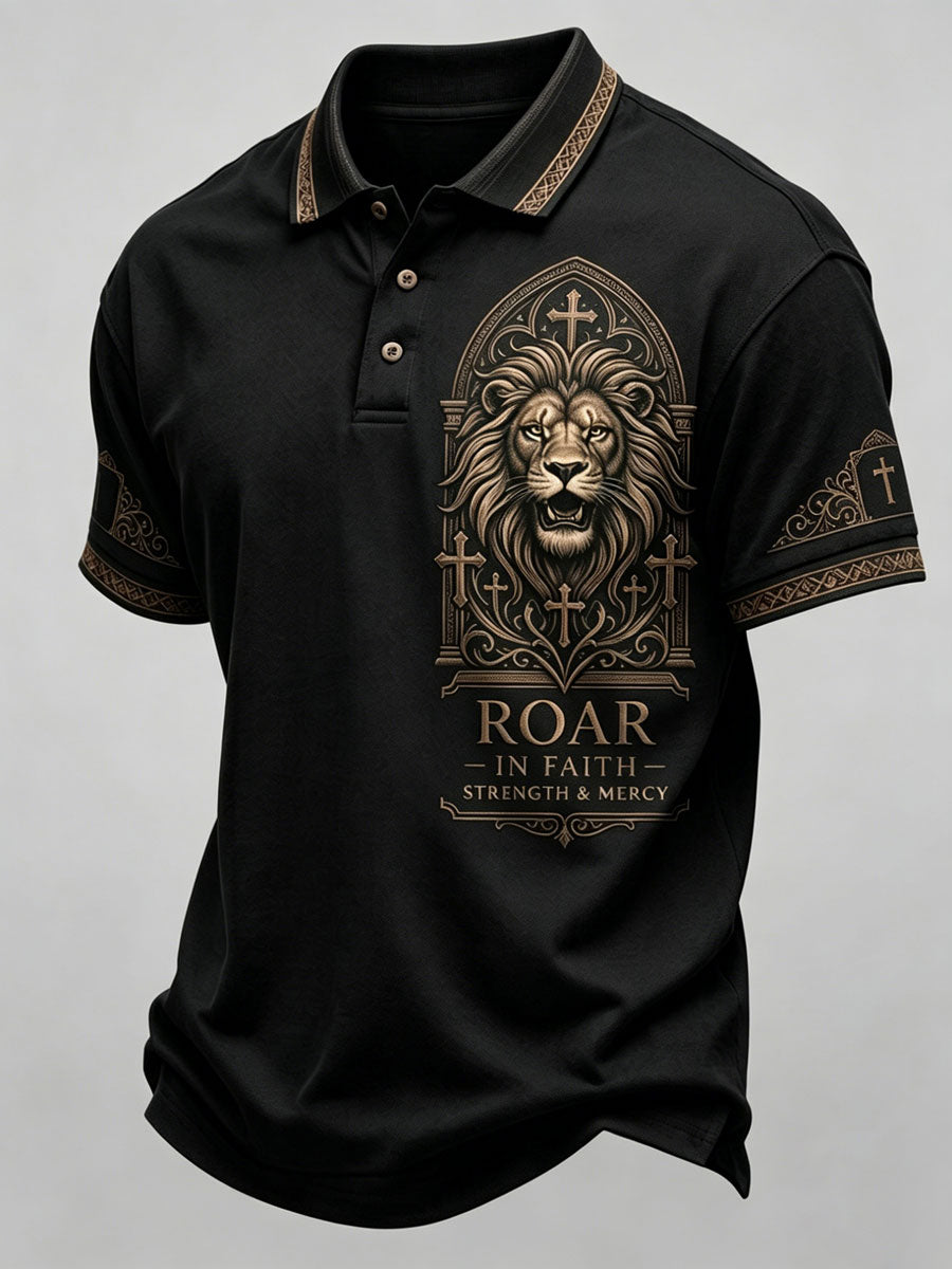 Men'S Faith Printed POLO Shirt