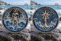 🏴‍☠️ Vintage 3D Pirate Skull Commemorative Medal