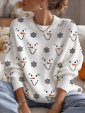 Women's Casual Print Knit Top