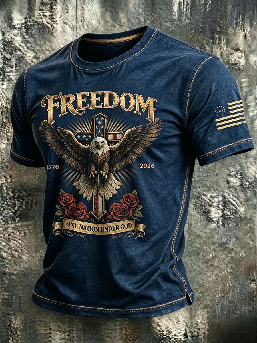 250Th Anniversary Faith Printed Round Neck T-Shirt In The United States