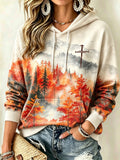 Women's Faith Print Casual Sweatshirt