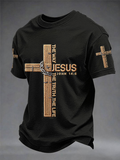 Men'S Jesus Road Truth Life Short Sleeved T-Shirt