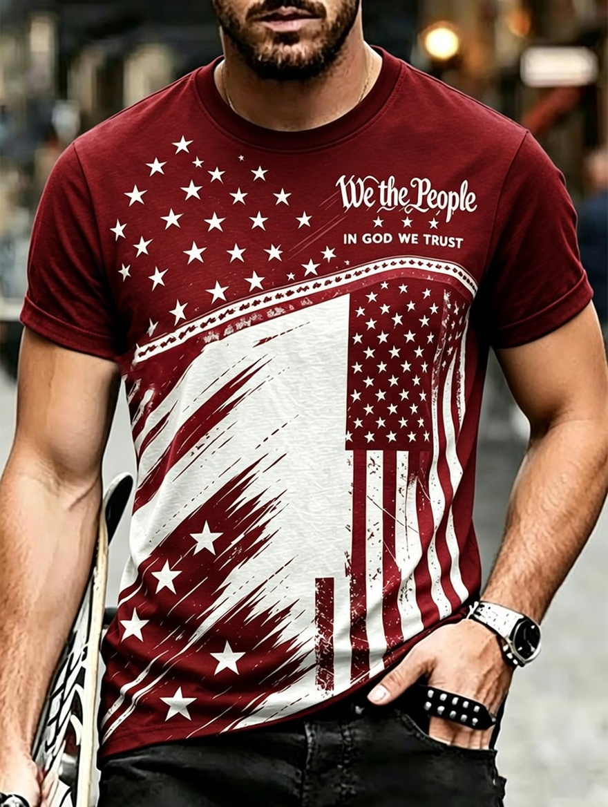 Men'S Jesus Religious Printed T-Shirt