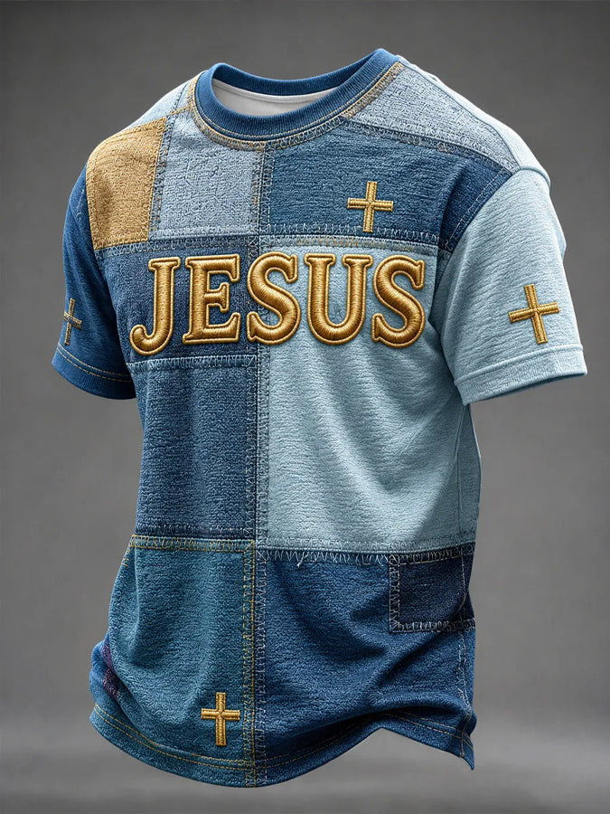 Men's Faith Print Short Sleeve T-Shirt