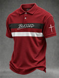 Men'S Faith Print Casual Shirt