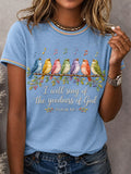 Women'S Faith Print Casual T-Shirt