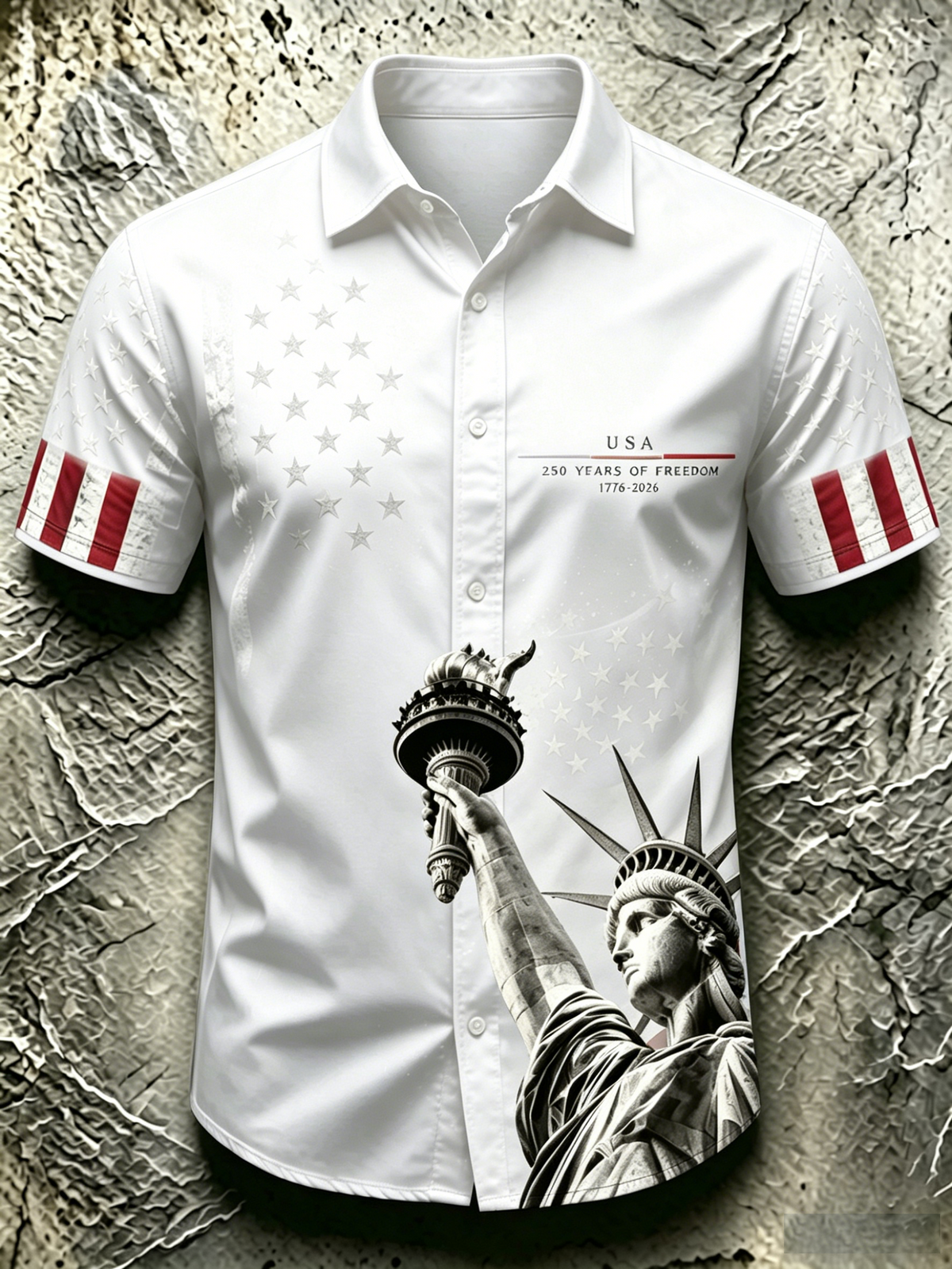 250Th Anniversary Commemorative Faith Printed Round Neck Top In The United States