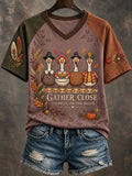 Women'S Casual Thanksgiving Print Top