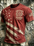 Men's 250th Anniversary Print Crew-Neck T-Shirt