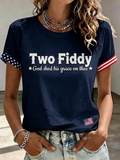 Men'S Faith Eagle Washed Art T-Shirt
