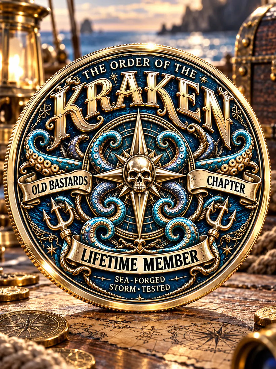 The Order of the Kraken – Lifetime Member Nautical Commemorative Medal