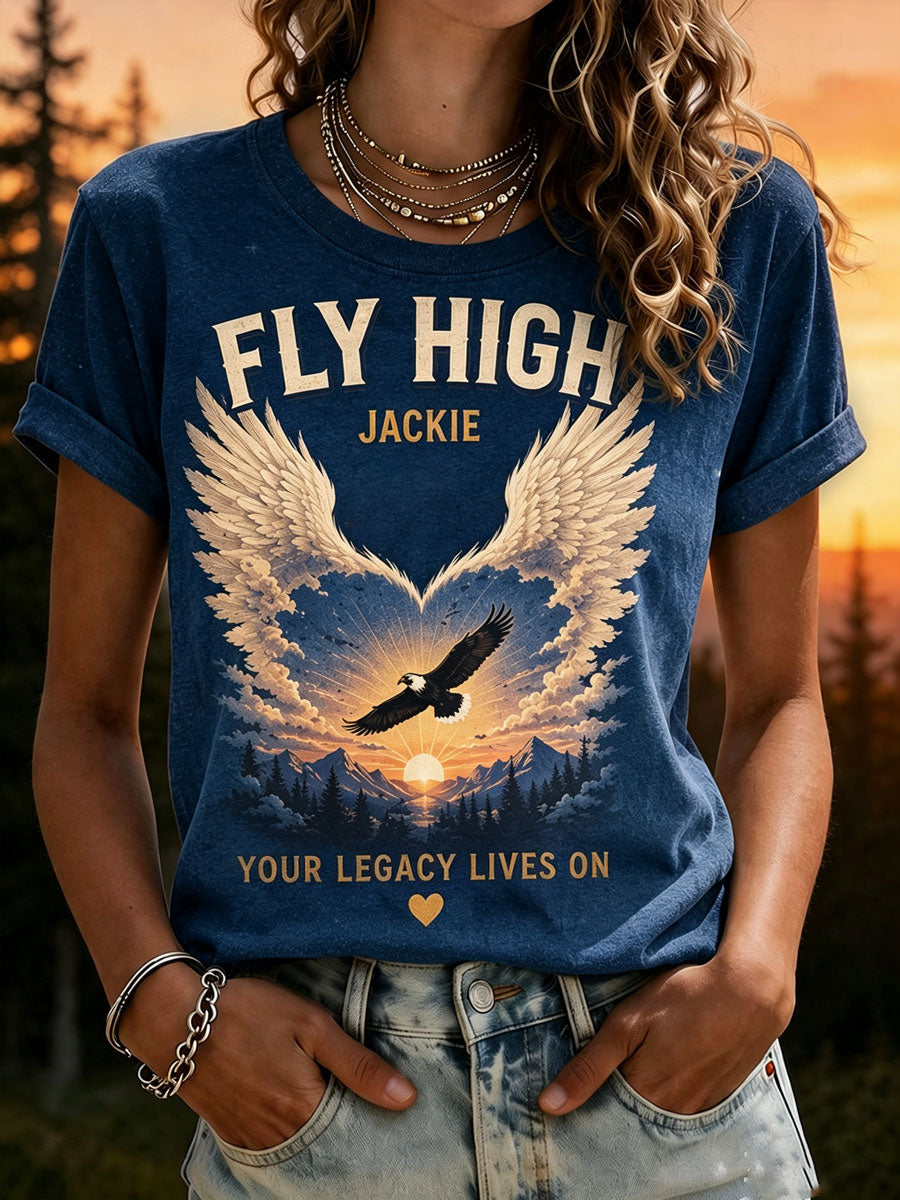 Deepest Condolences To Jackie, May You Rest In Peace. Printed T-Shirt