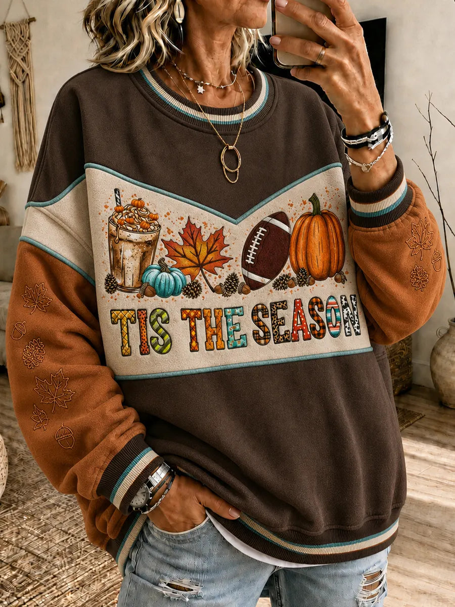 🍂 'Tis The Season Fall Coffee & Football Sweatshirt