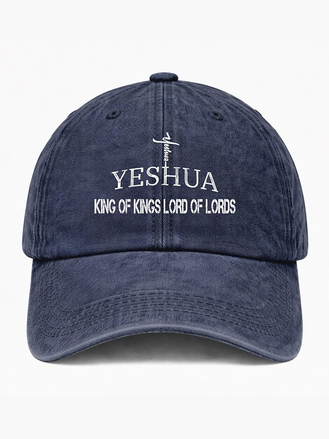 Unisex Yeshua King Of Kings Lord Of Lords Printed Hat