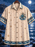 Celestial Tide Sea Turtle Short-Sleeve Shirt
