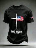 Men'S Two Fiddy Print Short Sleeve T-Shirt