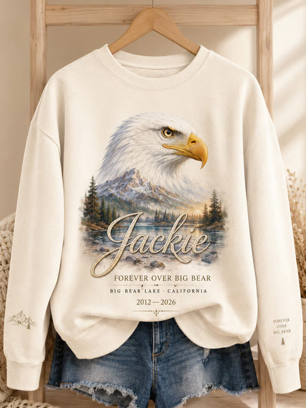 Women'S Forever Over Big Bear Print Sweatshirt