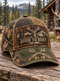 Retro Hunting Culture Print Casual Baseball Cap