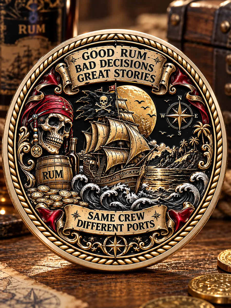 Rum Rebels “Plunder” Pirate Commemorative Medallion