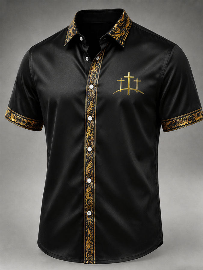 Men's Faith Printed Casual Shirt