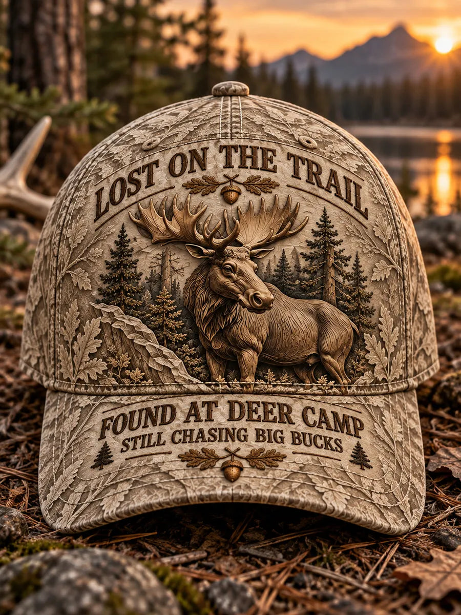 Retro Hunting Season Art Printed Baseball Cap