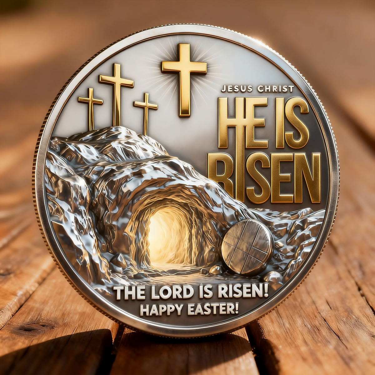 Jesus Christ – He Is Risen Commemorative Coin