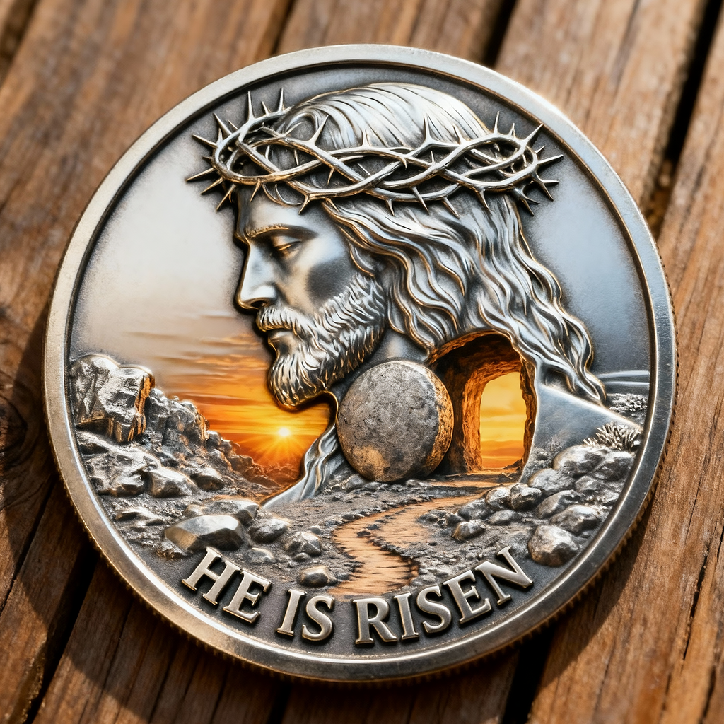 Jesus Christ – He Is Risen Commemorative Coin
