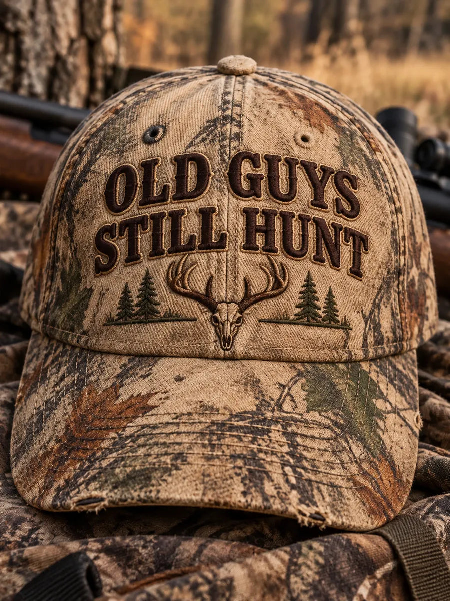 Vintage Hunting Culture Print Baseball Cap