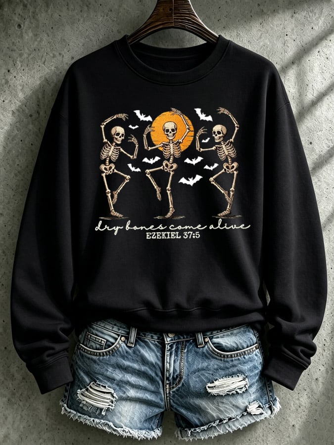 Women's Halloween Print Top