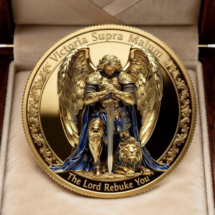 🏆Flash Sale 60% OFF - St. Michael the Archangel – “Victory Over Evil” Commemorative Coin
