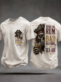 Men's 'Runs On Rum, Bad Decisions, And Sea Air' T-Shirts