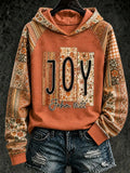 Women's JOY Print Casual Hoodie