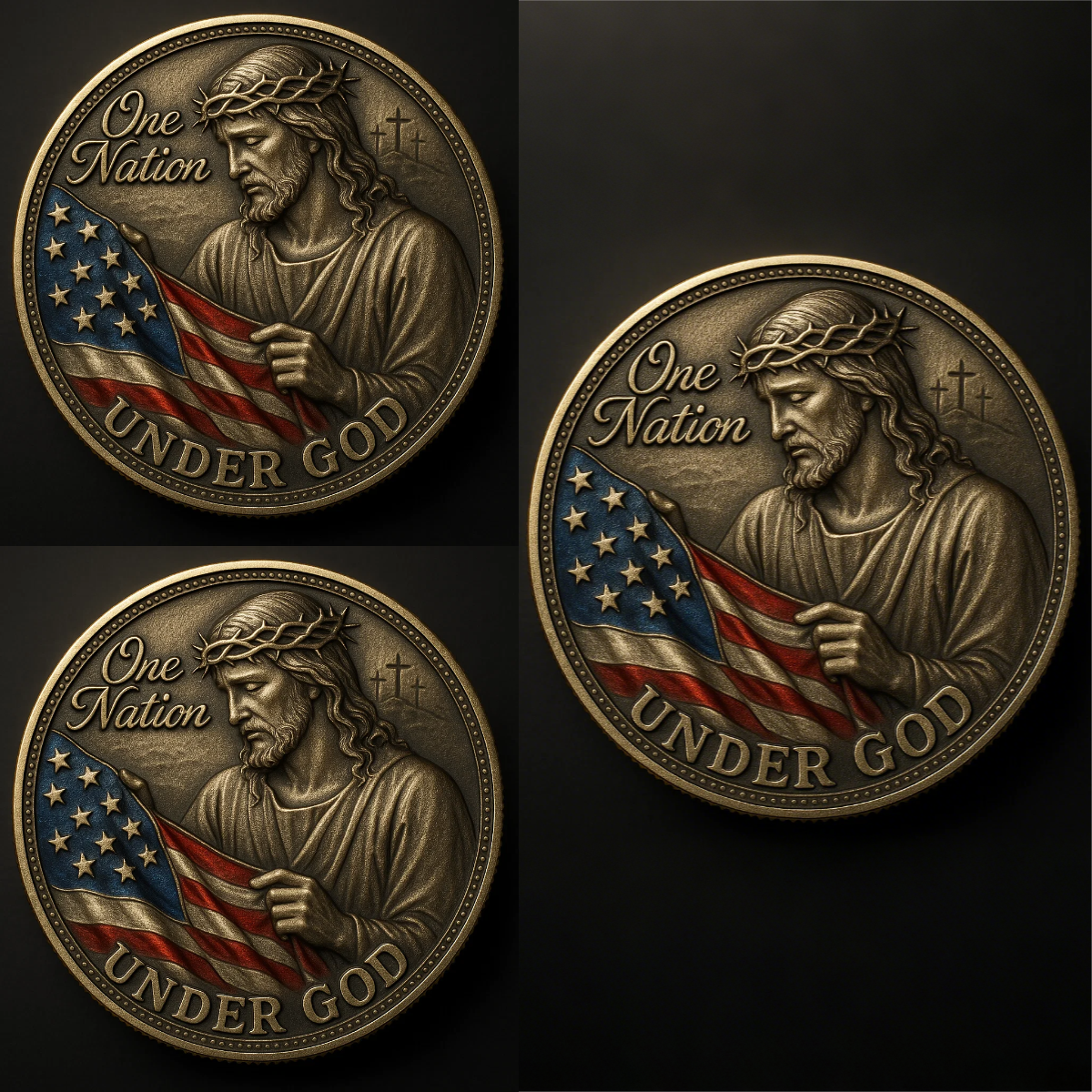 ✝️ “One Nation Under God” – Faith & Freedom Commemorative Coin 🇺🇸